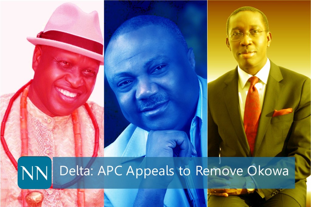 Delta Guber Candidate: O'tega Emerhor, APC; Great Ogboru, LP and Ifeanyi Okowa, PDP